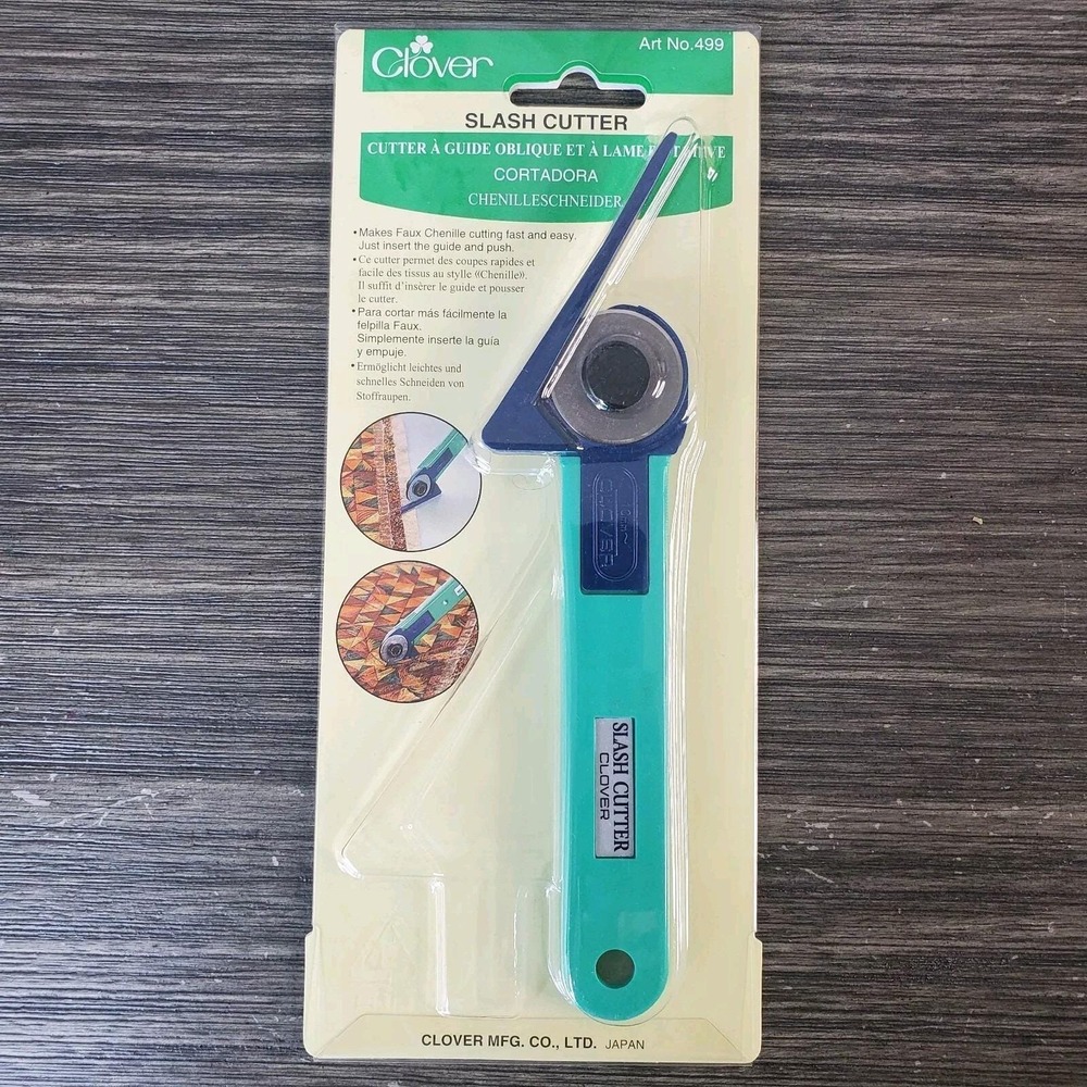 Clover‎ New Slash Rotary Cutter-28mm/Width 1/8 (4mm), 1/4 (6mm) Quilting Sewing